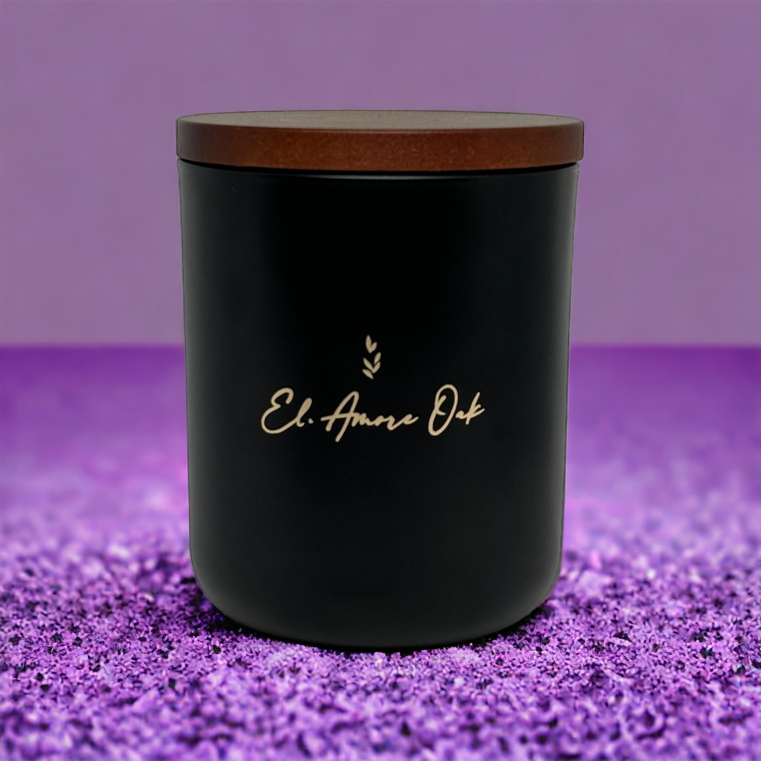 French Lavender Wooden Wick Candle