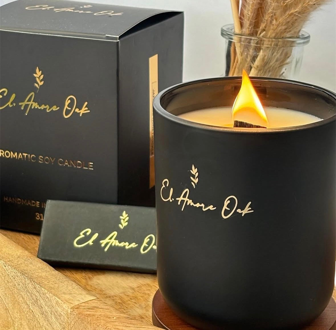Hand-Poured Soy Candles in Mudgee | El Amore Oak