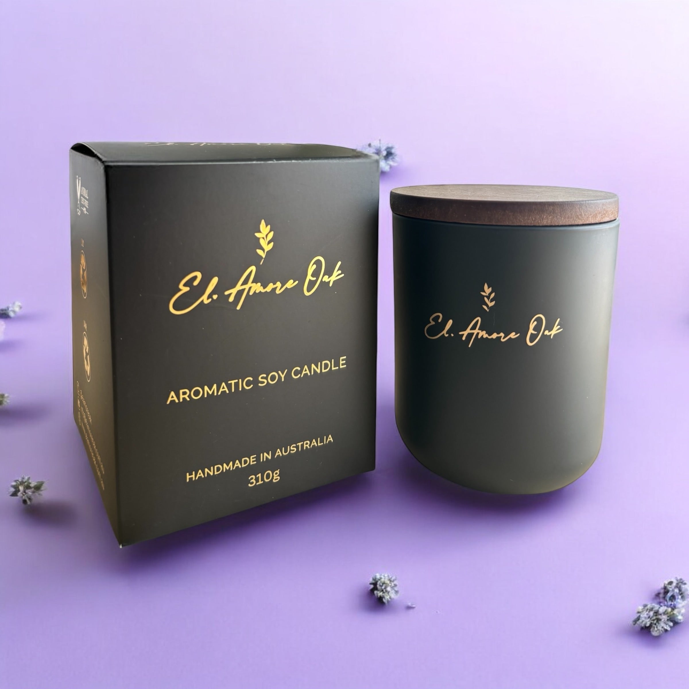 Lavender Cucumber Sage Soy Candle